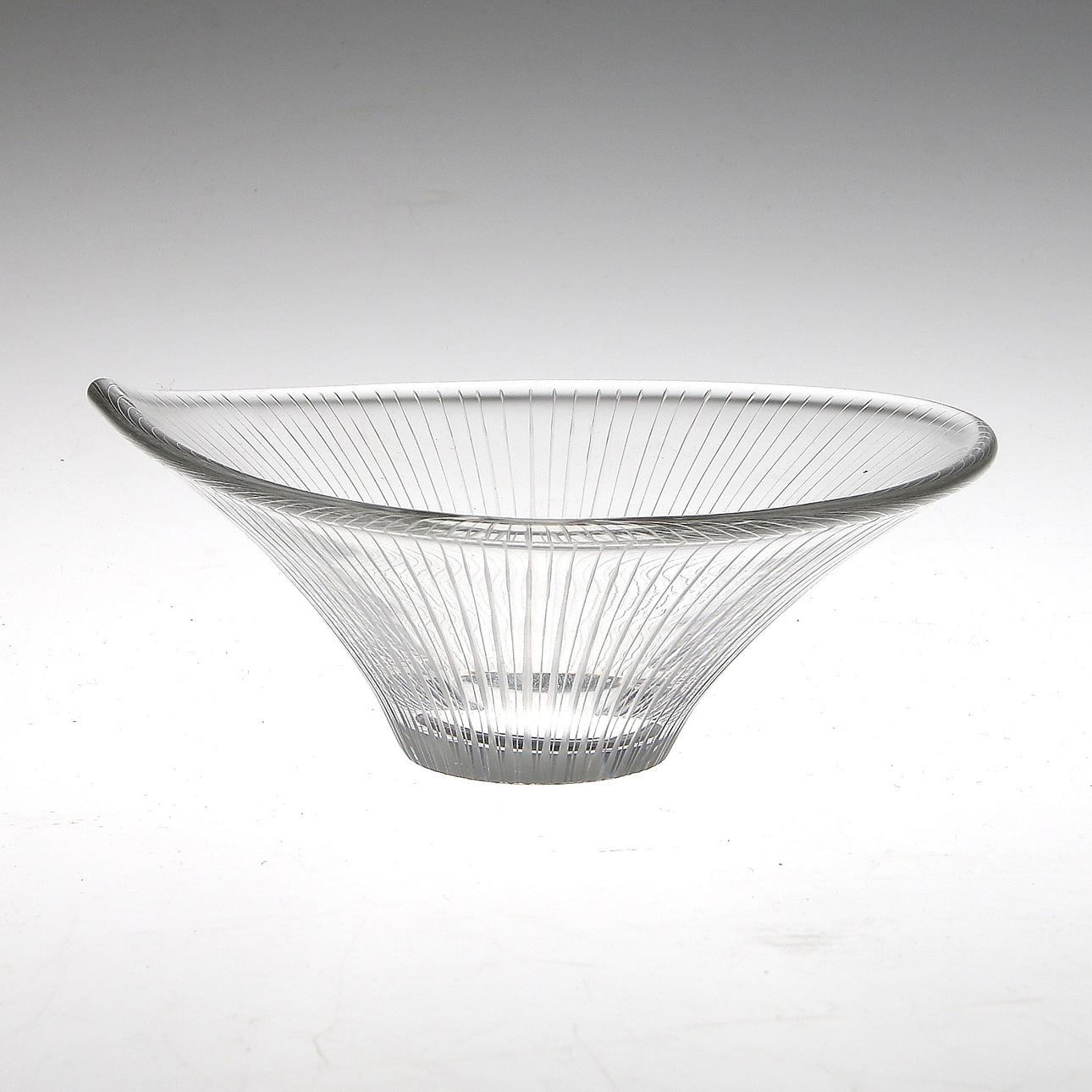 SKÅL, glas, "Kantarelli", Tapio Wirkkala, Iittala, Finland. 1957.