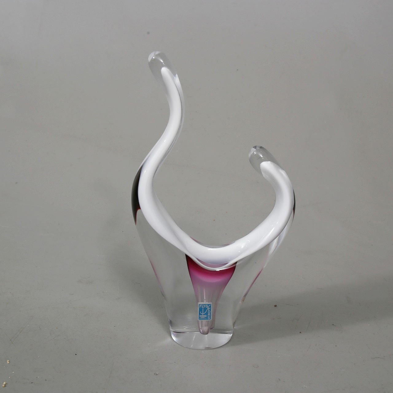 VAS, glass, Flygsfors, labelled.