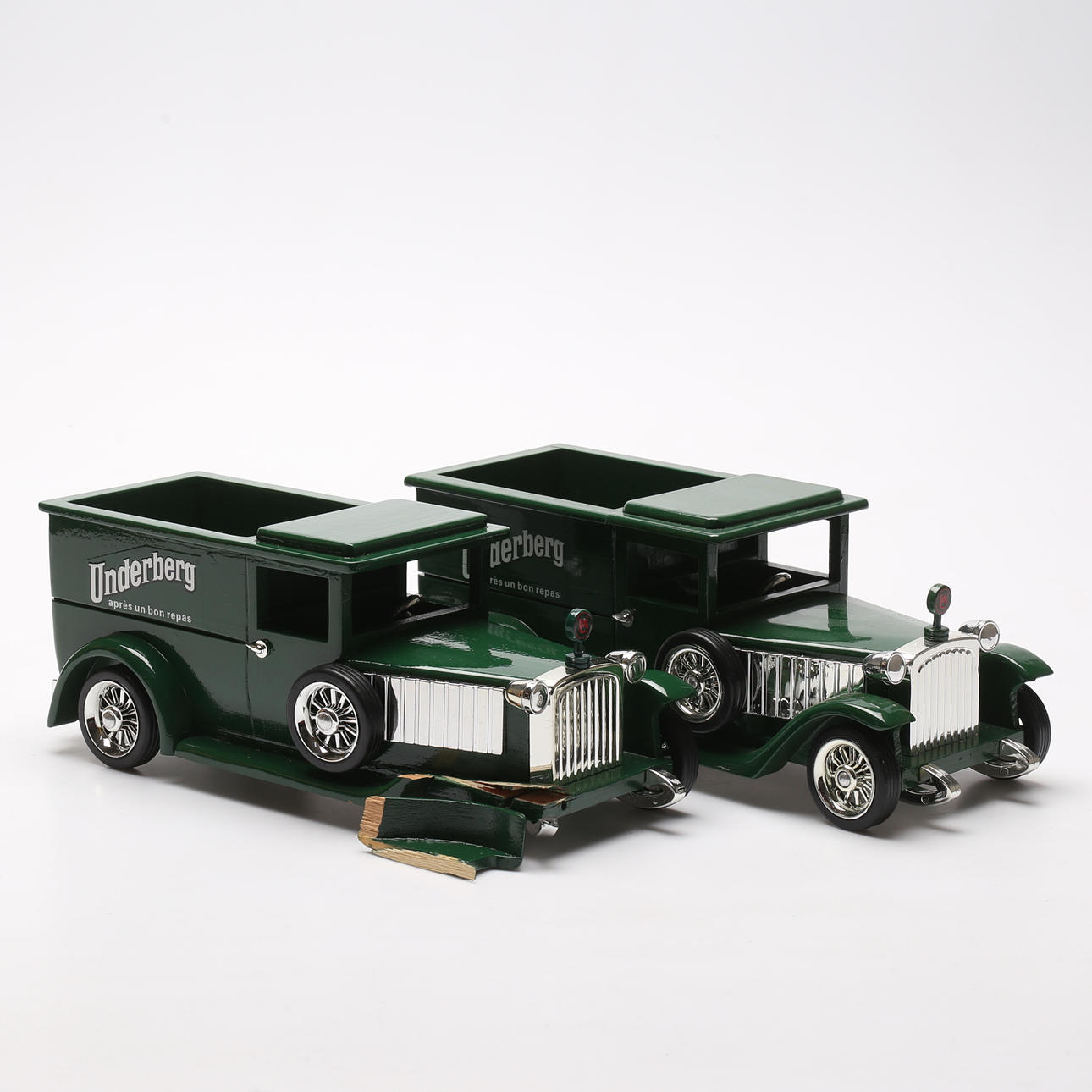 MODEL BILER, 2 stk, Underberg, reklame.