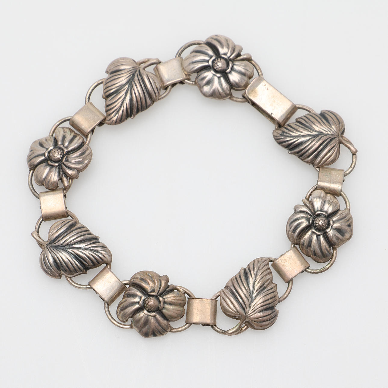 ARMBAND, Silber, Victor Jansson, 1954.