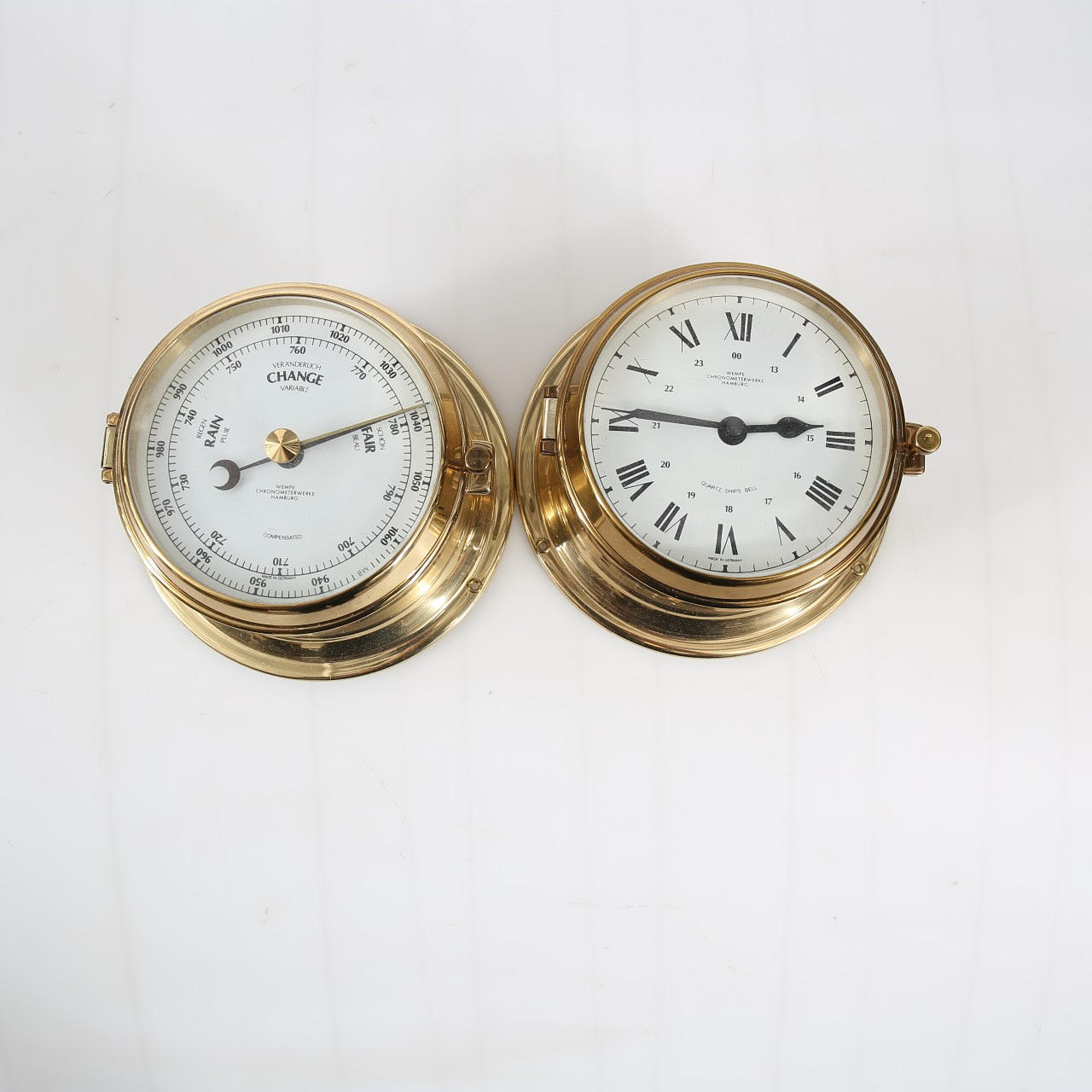 SKEPPSUR und BAROMETER, Wempe, Chronometerwerke, Hamburg.