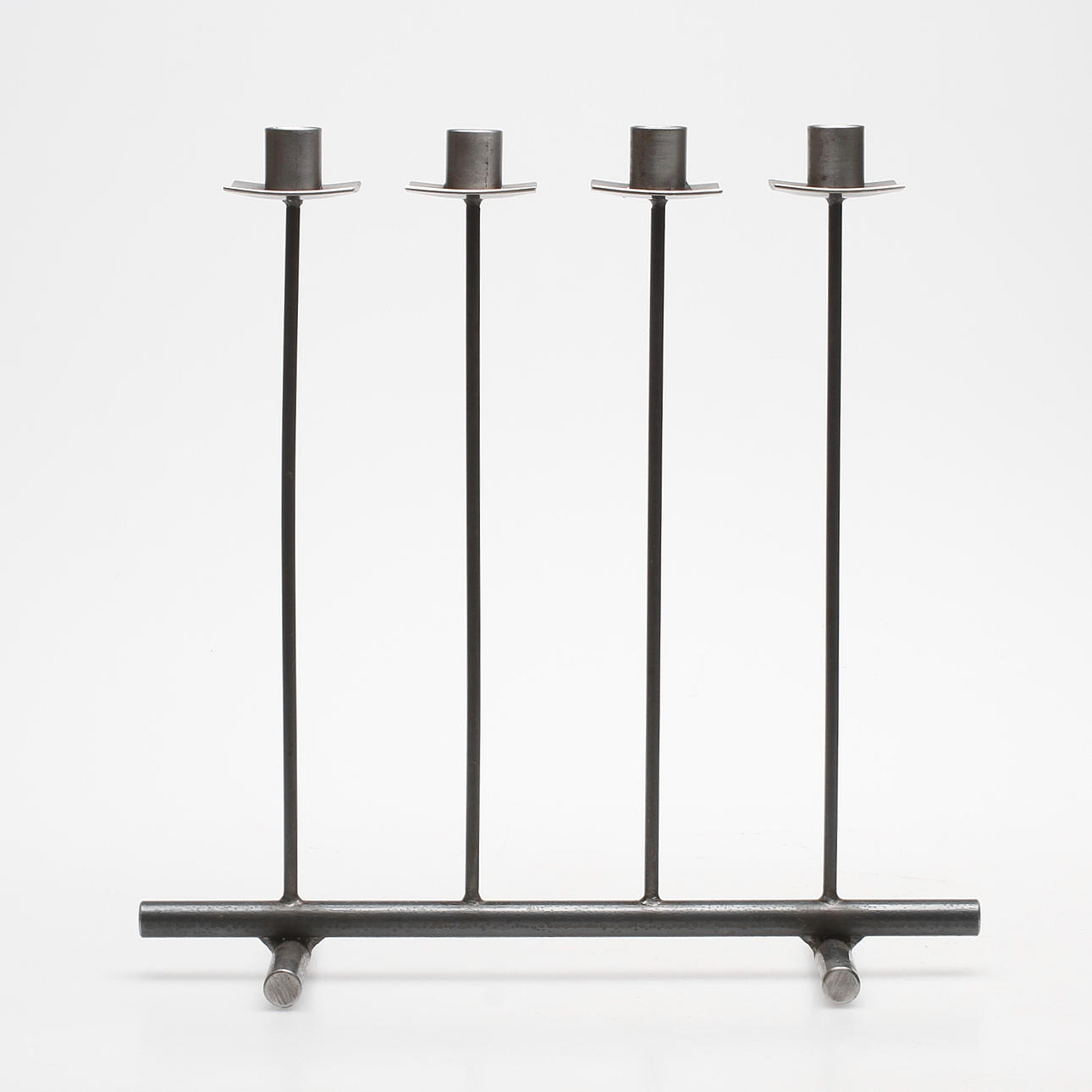 LJUSSTAKE, okänd formgivare, smide, signerad samt daterad 99.