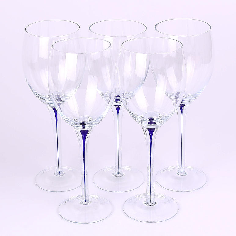 VINGLAS, 5 st, Orrefors Intermezzo.