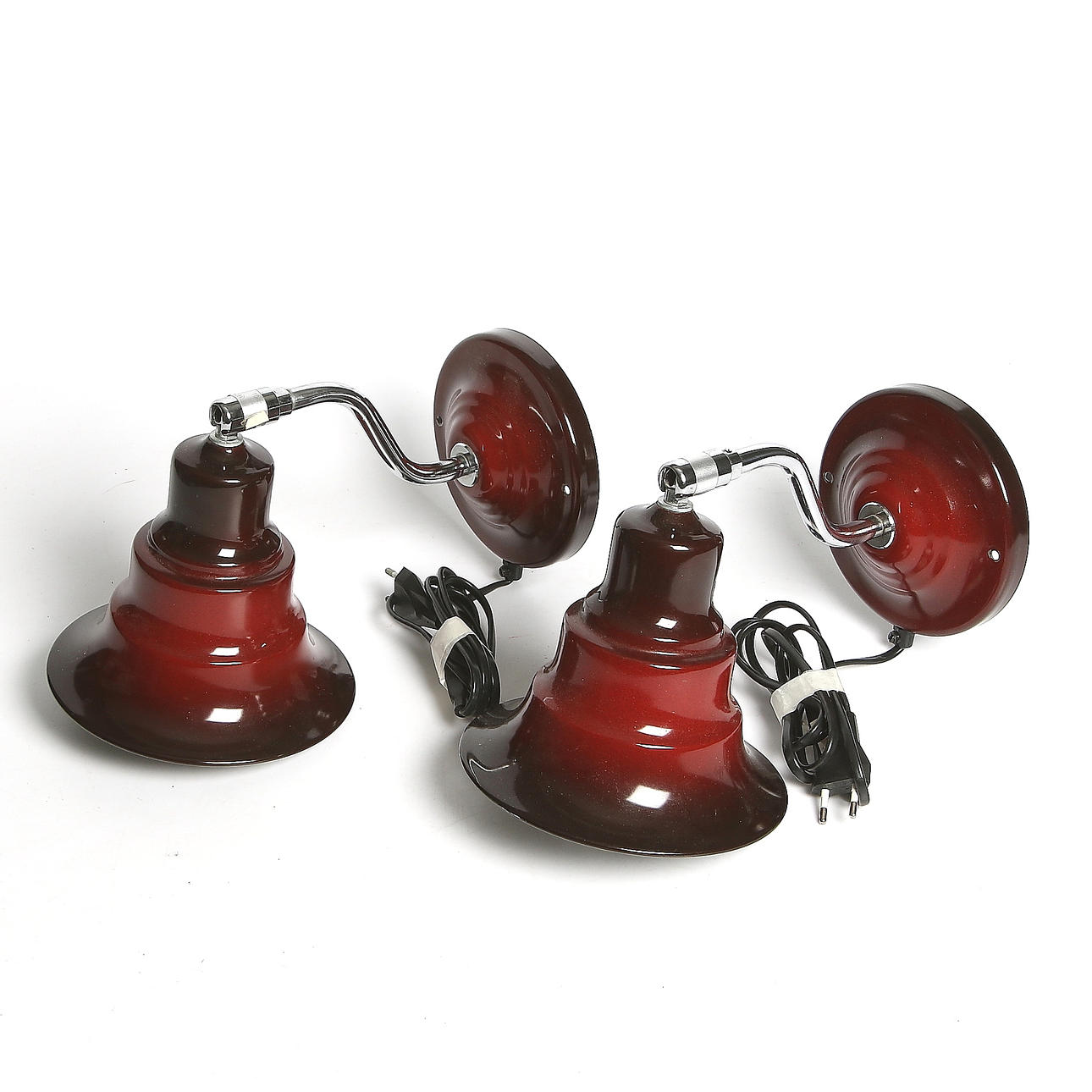 VÄGGLAMPOR, ett par, Jan Wickelgren, Aneta. 1970/80-tal.