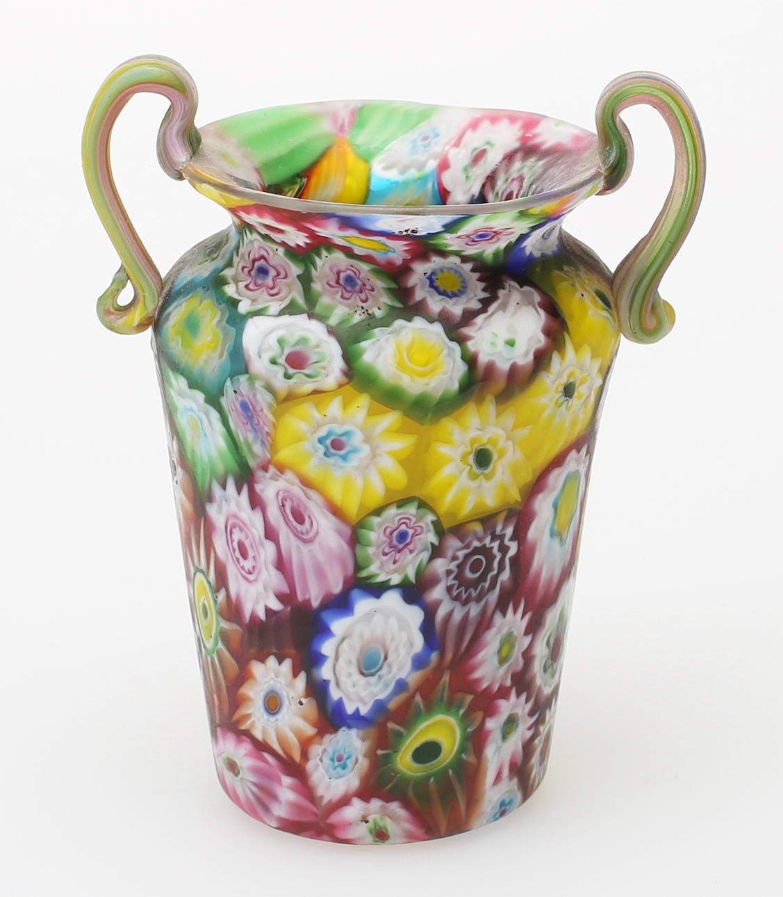 MURANO UM 1920. MILLEFIORI, sannolikt Fratelli Toso vas.