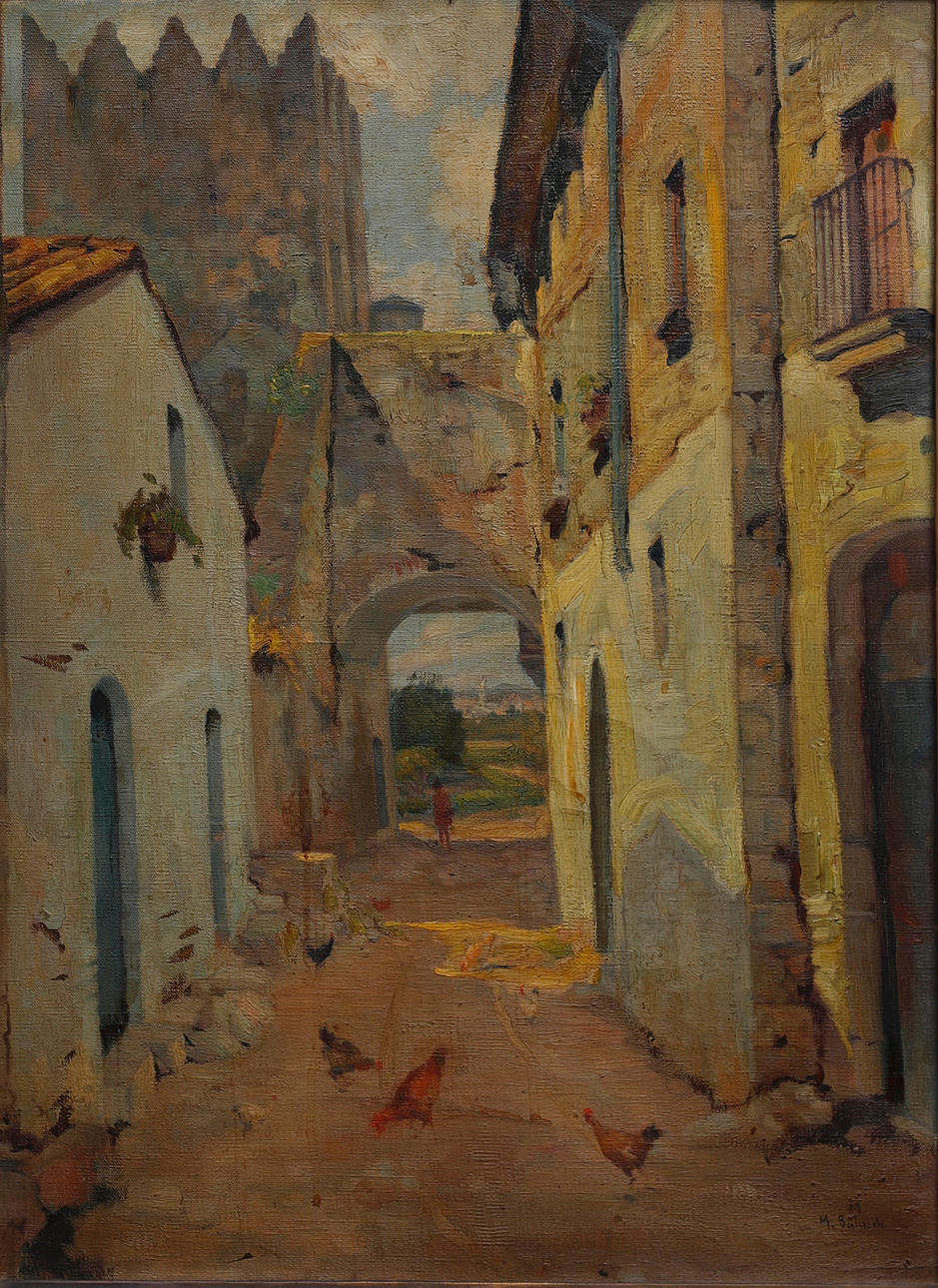 MATEO BALASCH MATEU. Vista rural.