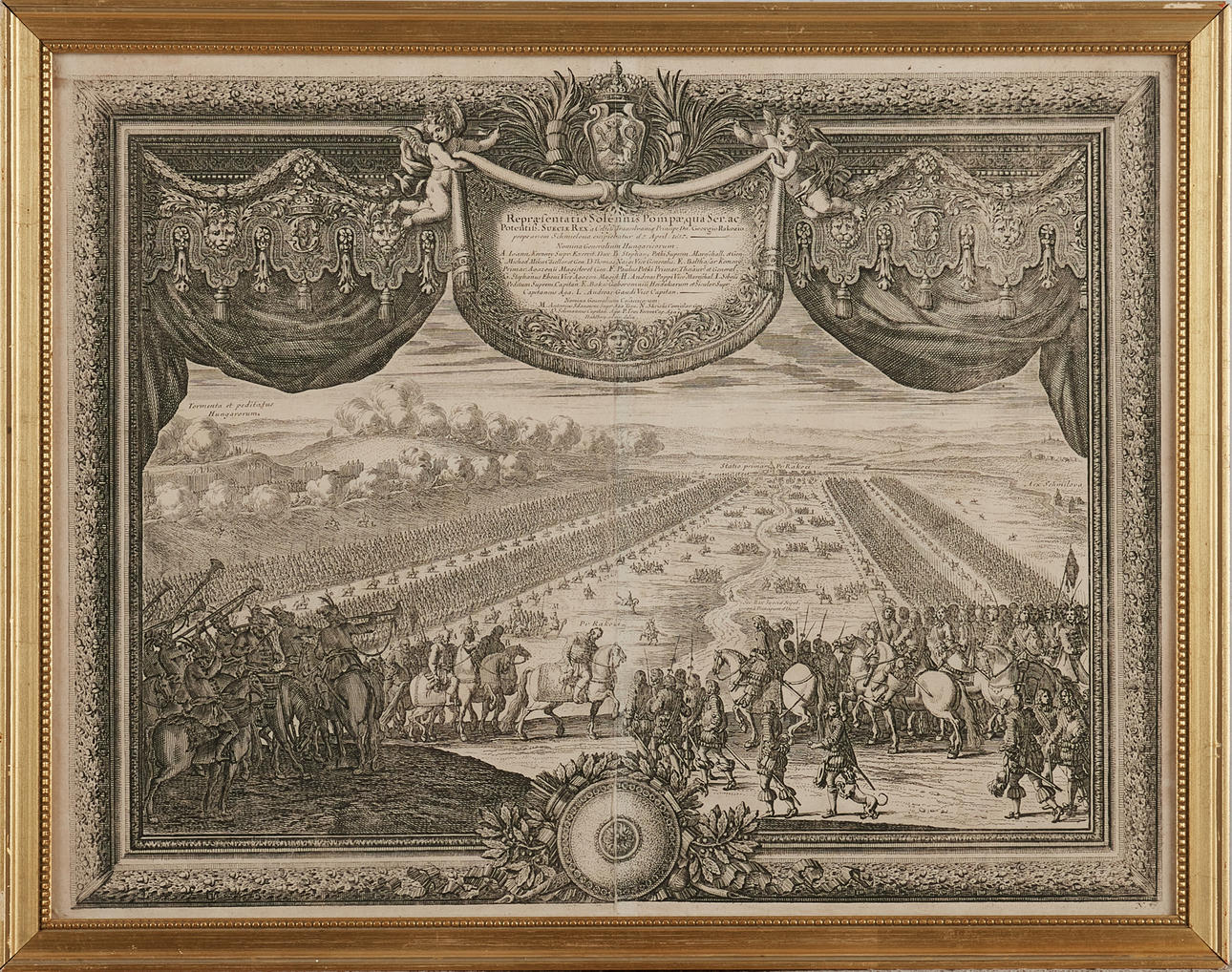 ENGRAVINGS, 4, PUFENDORF, ca 1697.