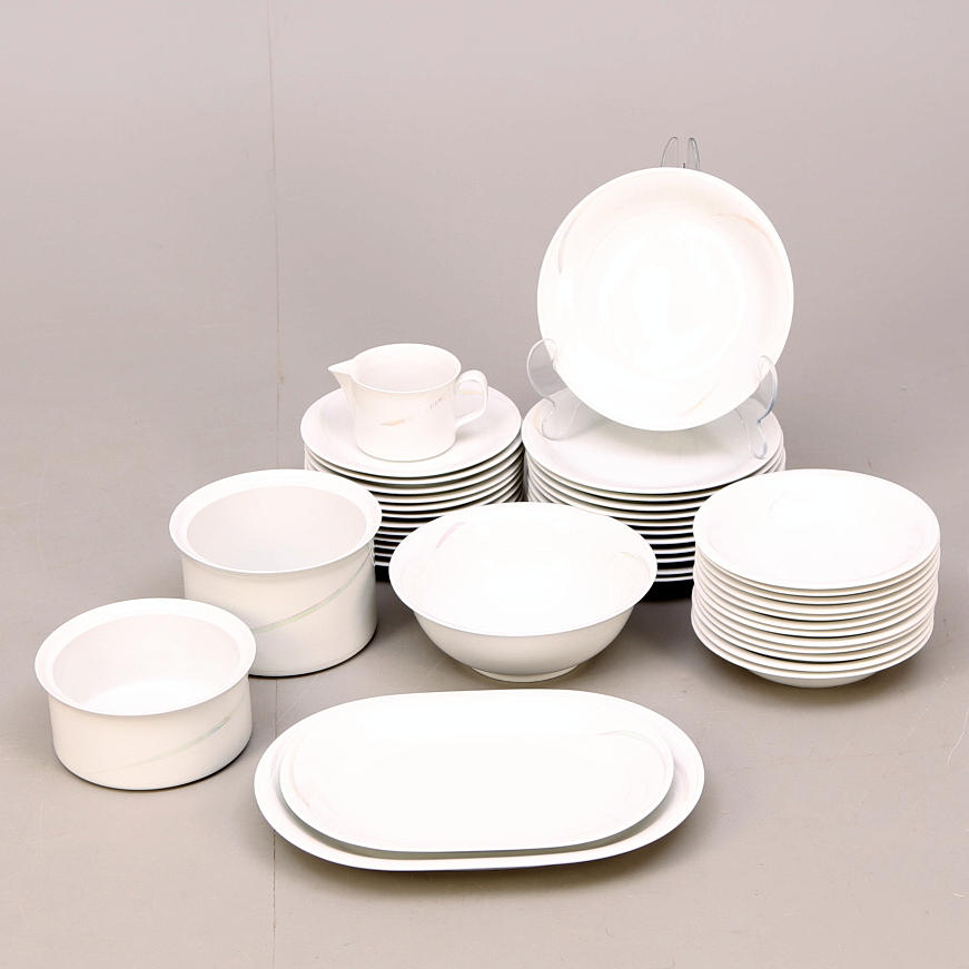 MATSERVIS, porslin, 42 delar, Claire de lune, Rörstrand, S. Öhlén.