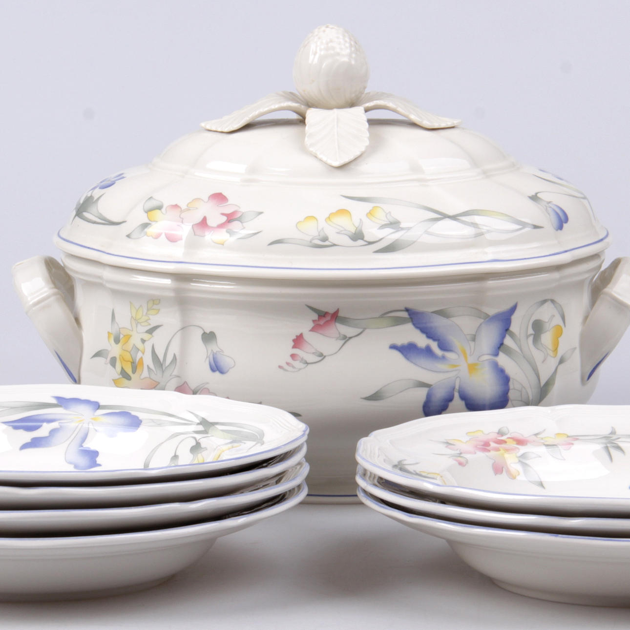 TERRIN, samt djupa tallrikar, 8 delar, "Riviera", Villeroy & Boch.