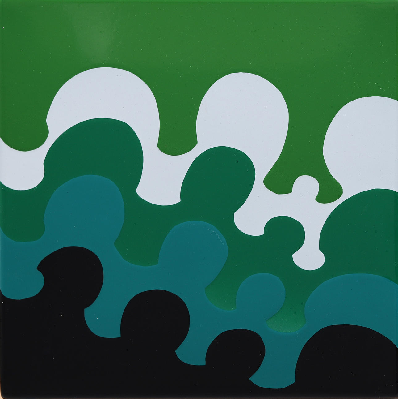BENGT BERGLUND. Enamel, Gustavsberg.