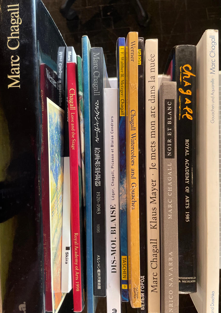 MARC CHAGALL: REFERENCE LITERATURE. 14 books.