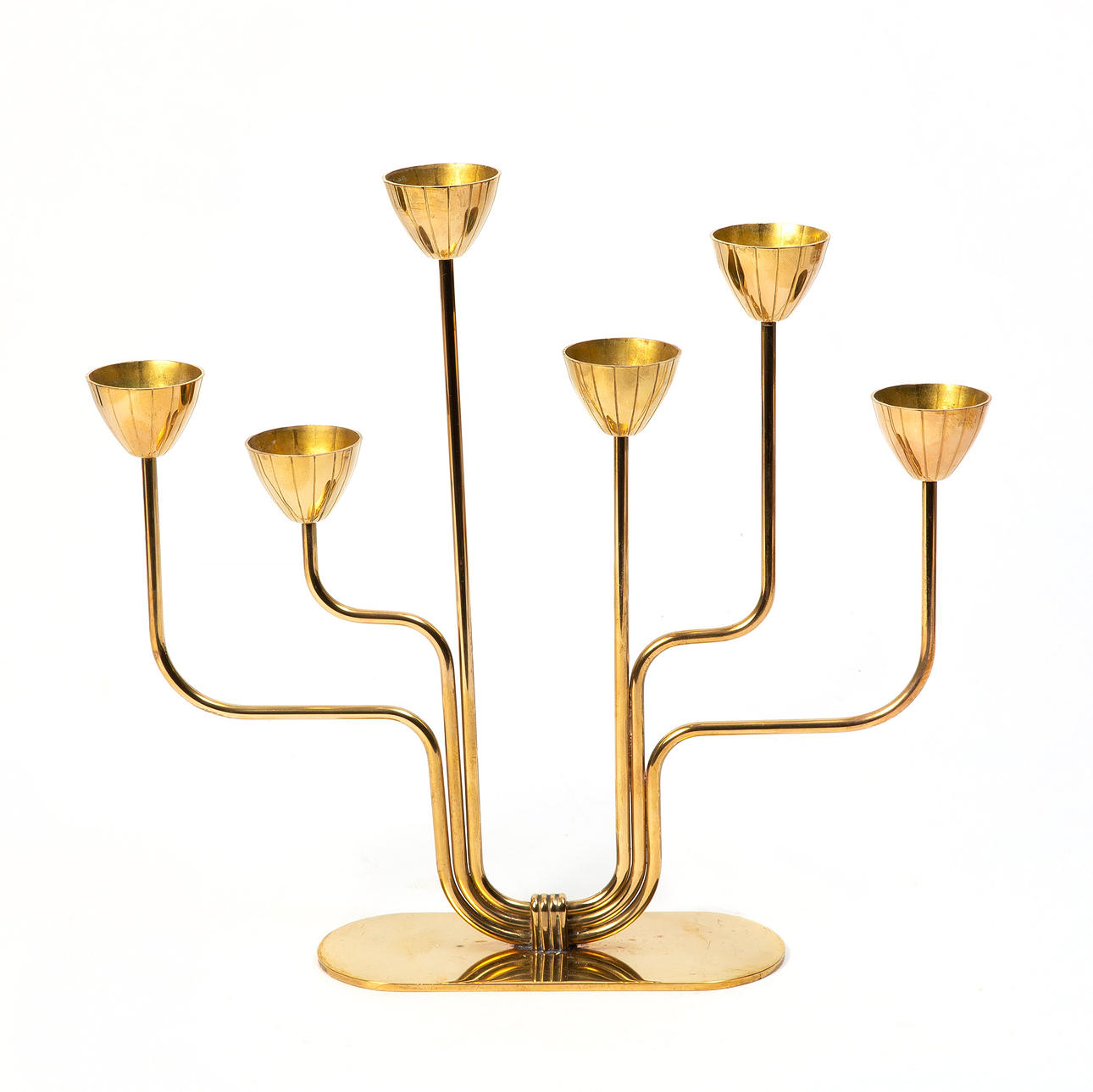 KANDELABER, Ystad metall.