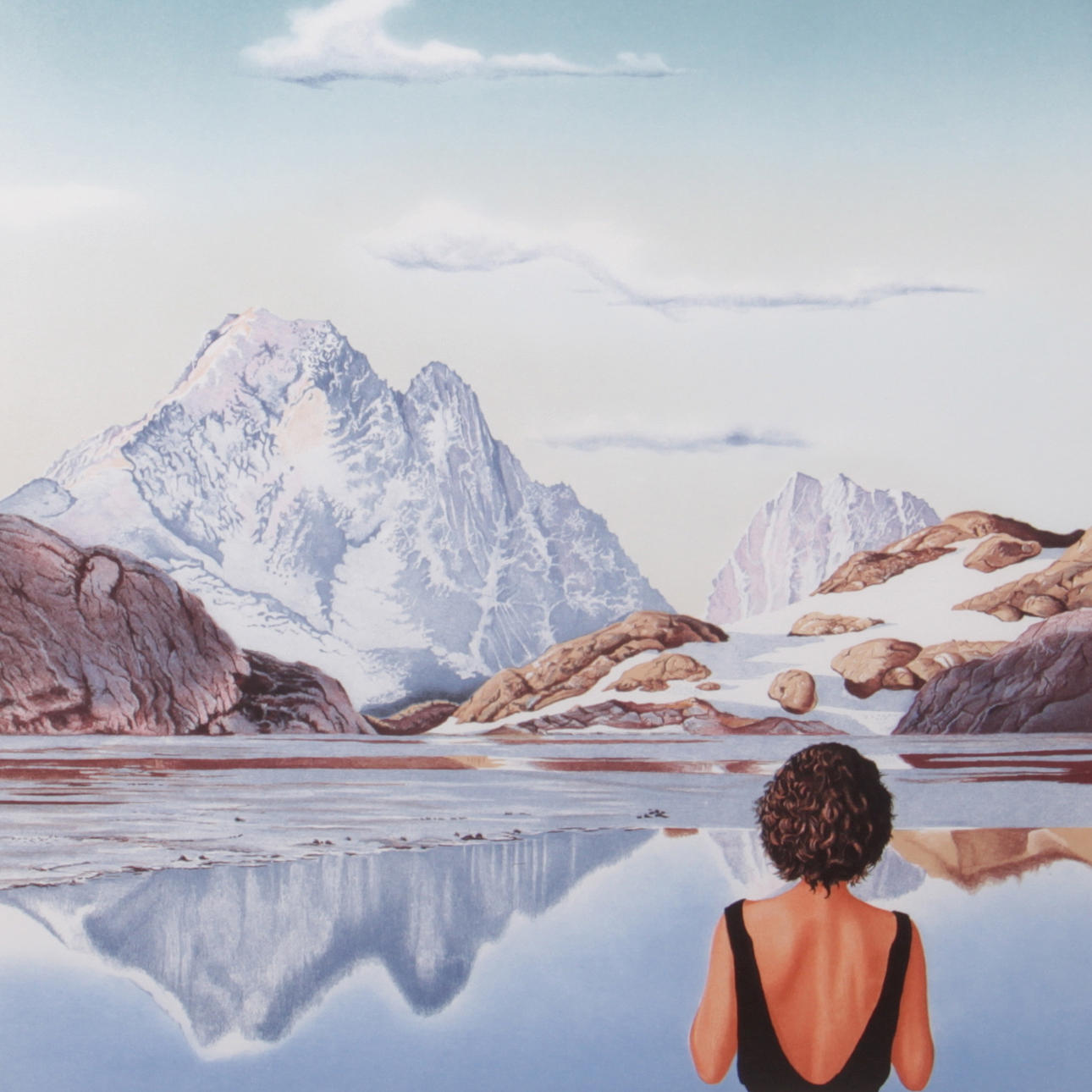 JAN ZIELECKI. Färglitografi, signerad och numrerad E.A.