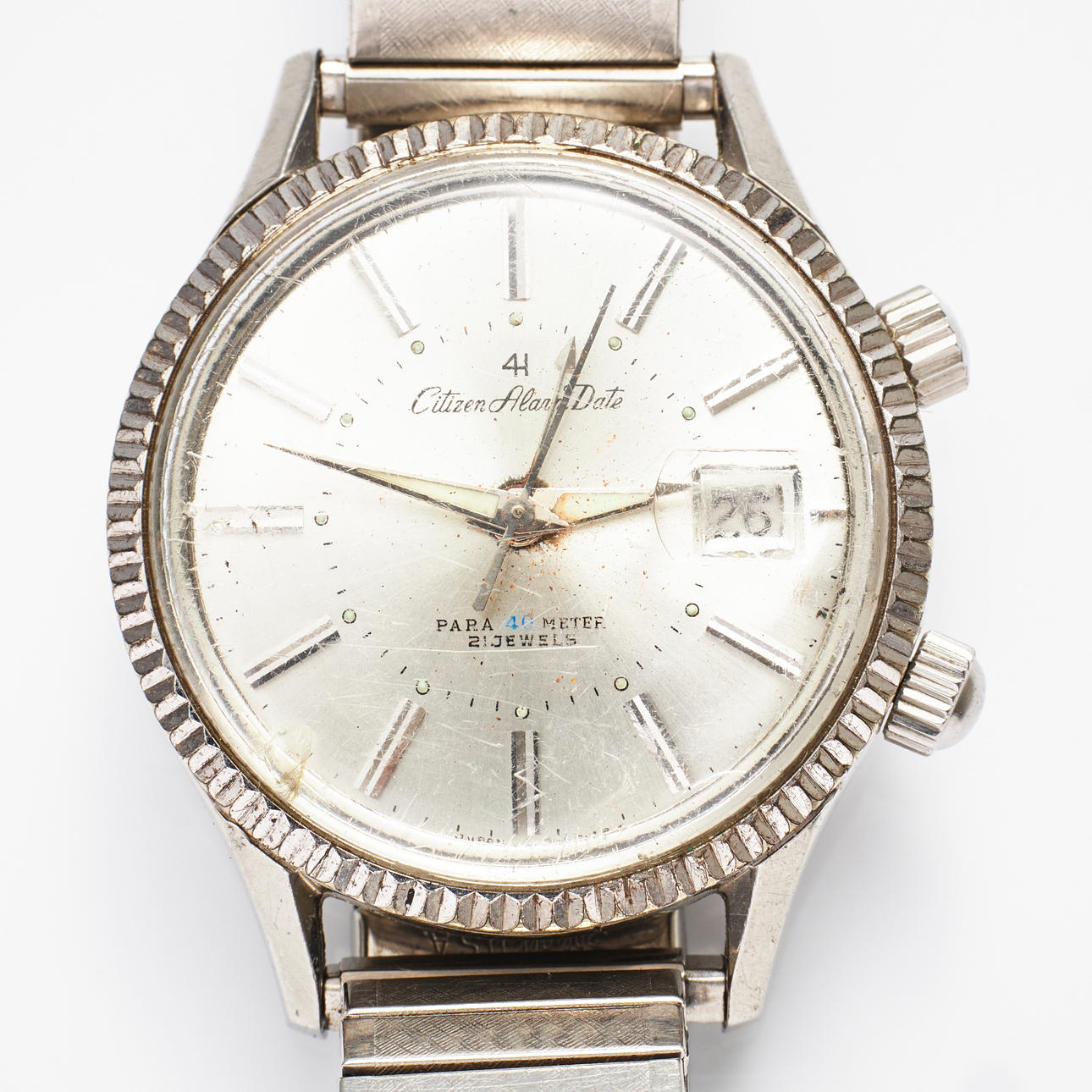 CITIZEN, armbandsur, Alarm Date.