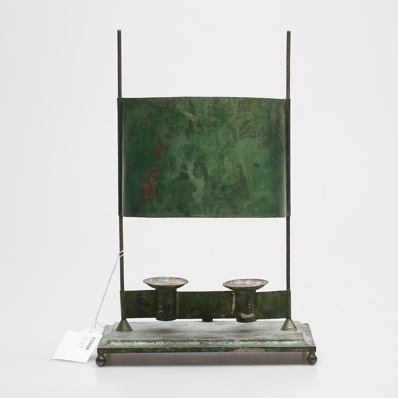 LÄSLJUSSTAKE, plåt, 1800/1900-tal.