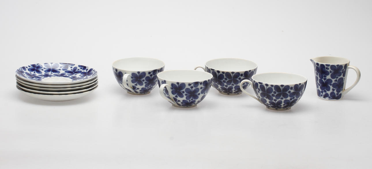 SERVISDELAR, 5 delar, porslin, "Mon Amie", Marianne Westman, Rörstrand.