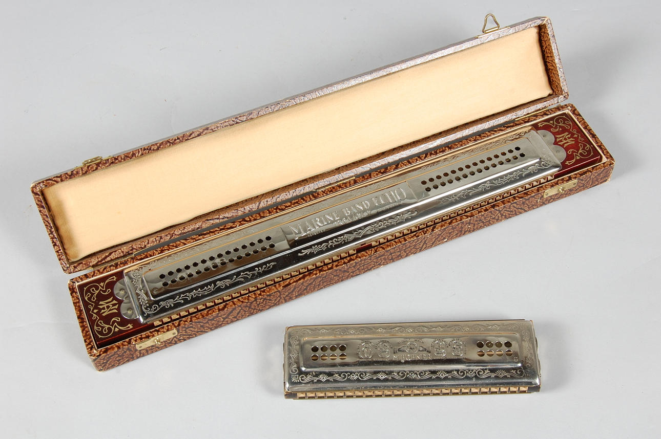 MUNSPEL, 2 st, M. Hohner, 1920-tal.