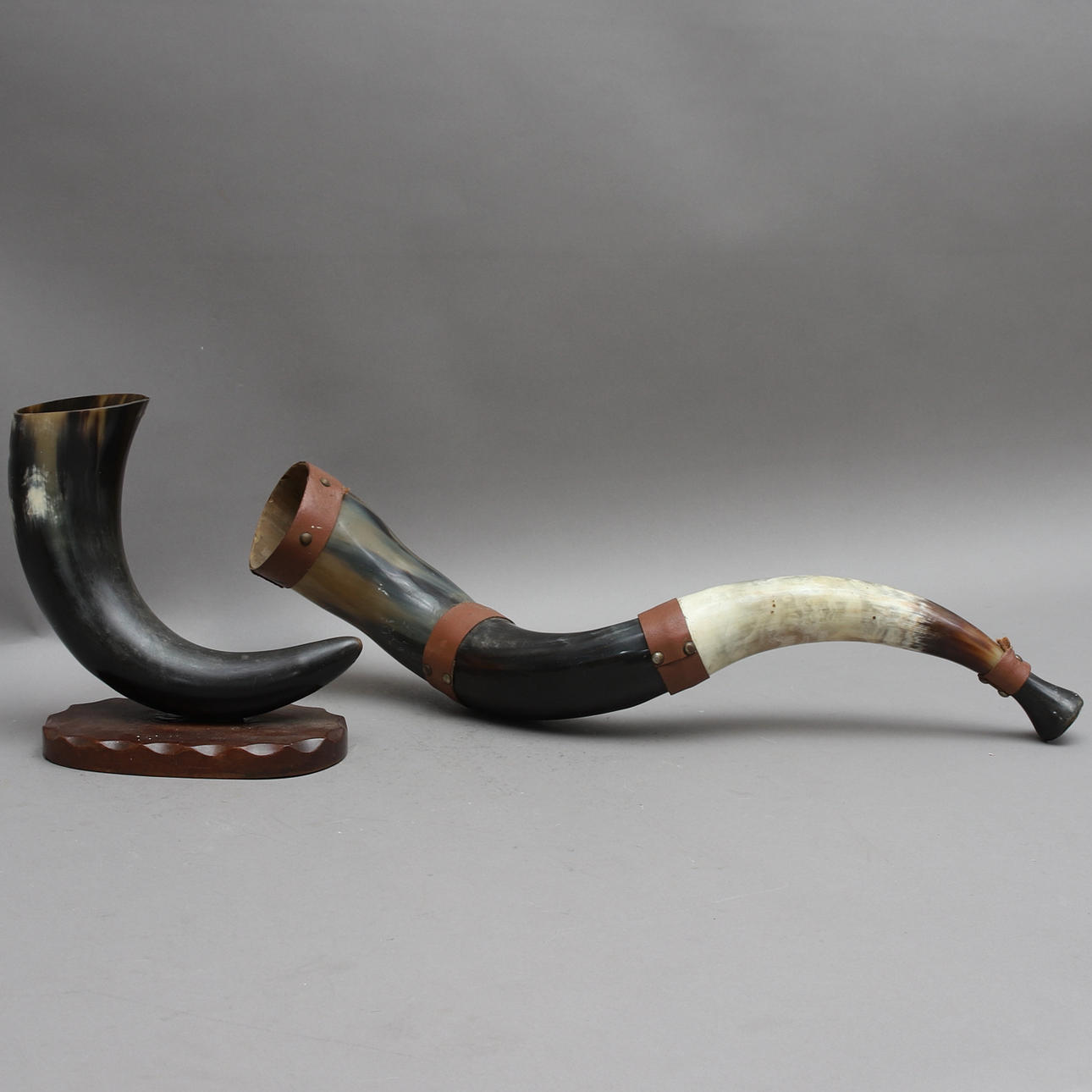 CUERNO, 2 piezas, b.a. soplar cuernos.