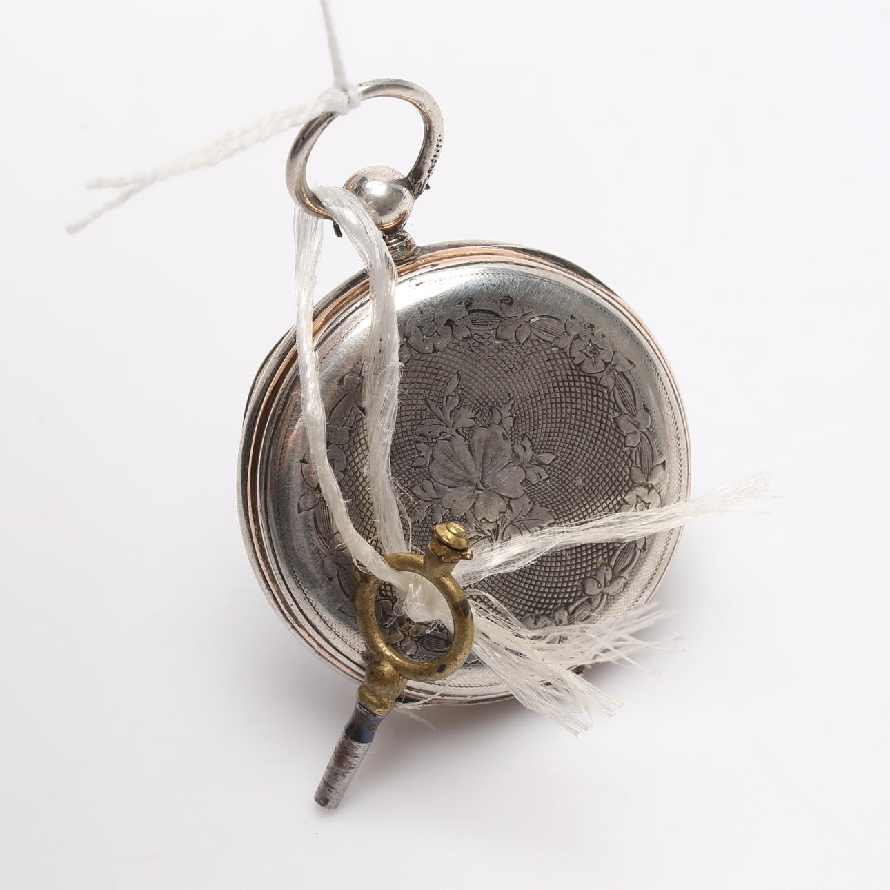 POCKET WATCH, silver, key pull, first half of the 20th century. Clocks ...