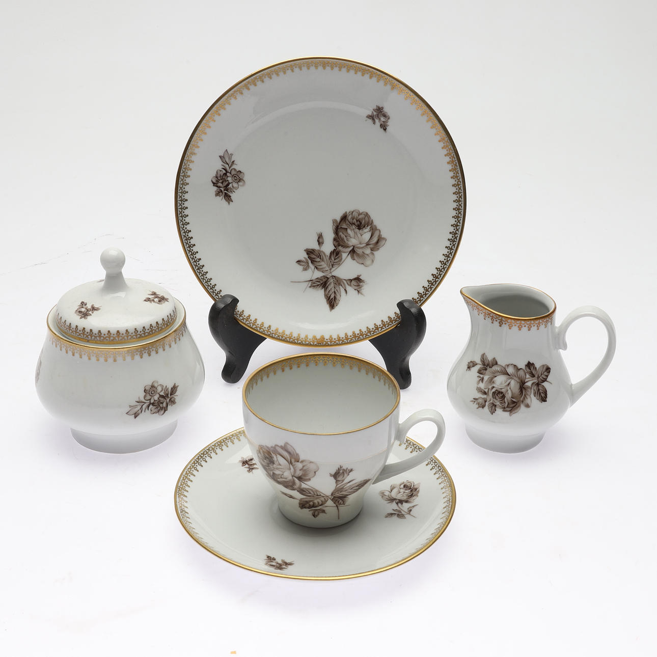 KAFFESERVIS, 26 delar, porslin, Kahla Könitz.