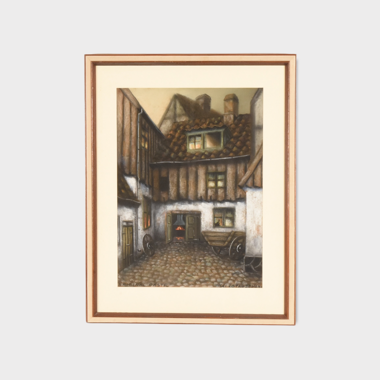 KAI LÖTH-JENSEN. Pastel.