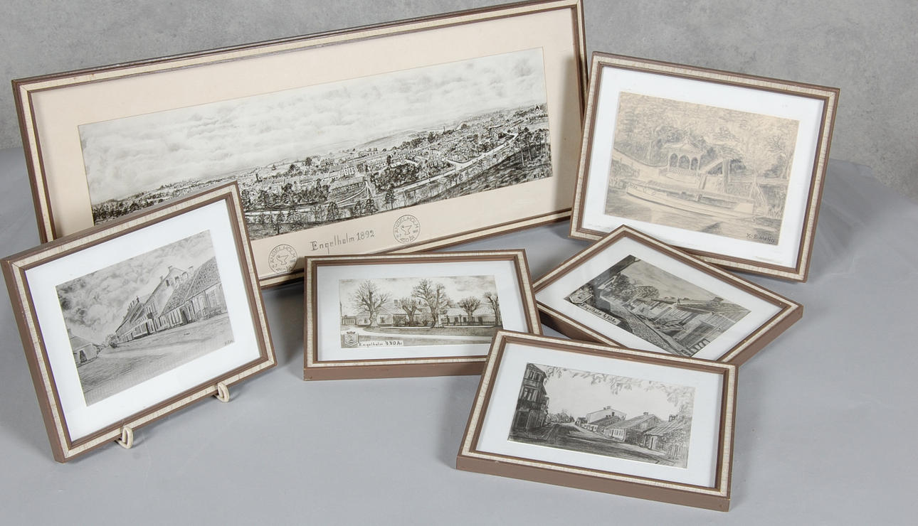 ÄNGELHOLMSMOTIV, 6 st.