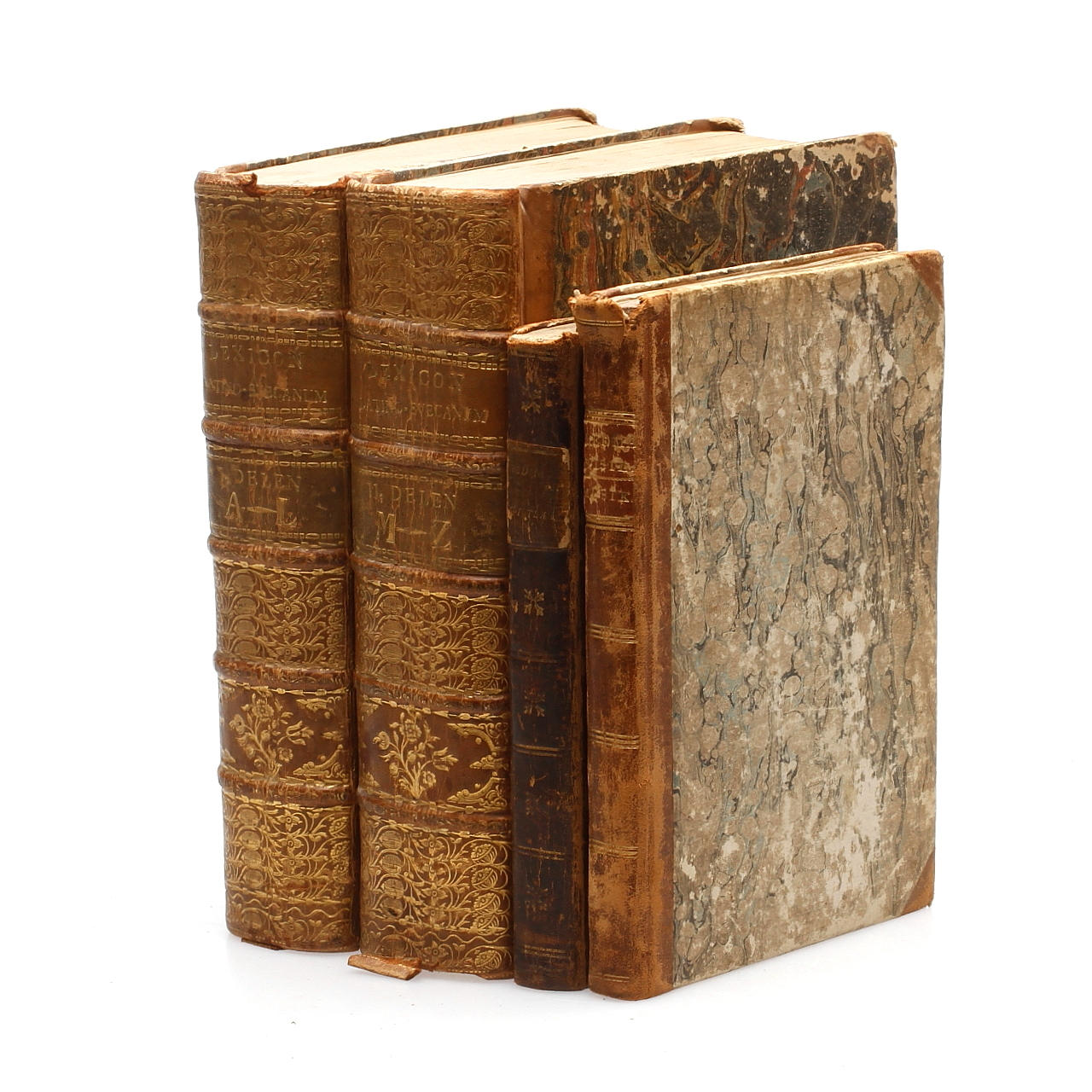 LEXICON, 2 band, Upsala 1790 samt "Fredmans epistlar", 1800-tal.