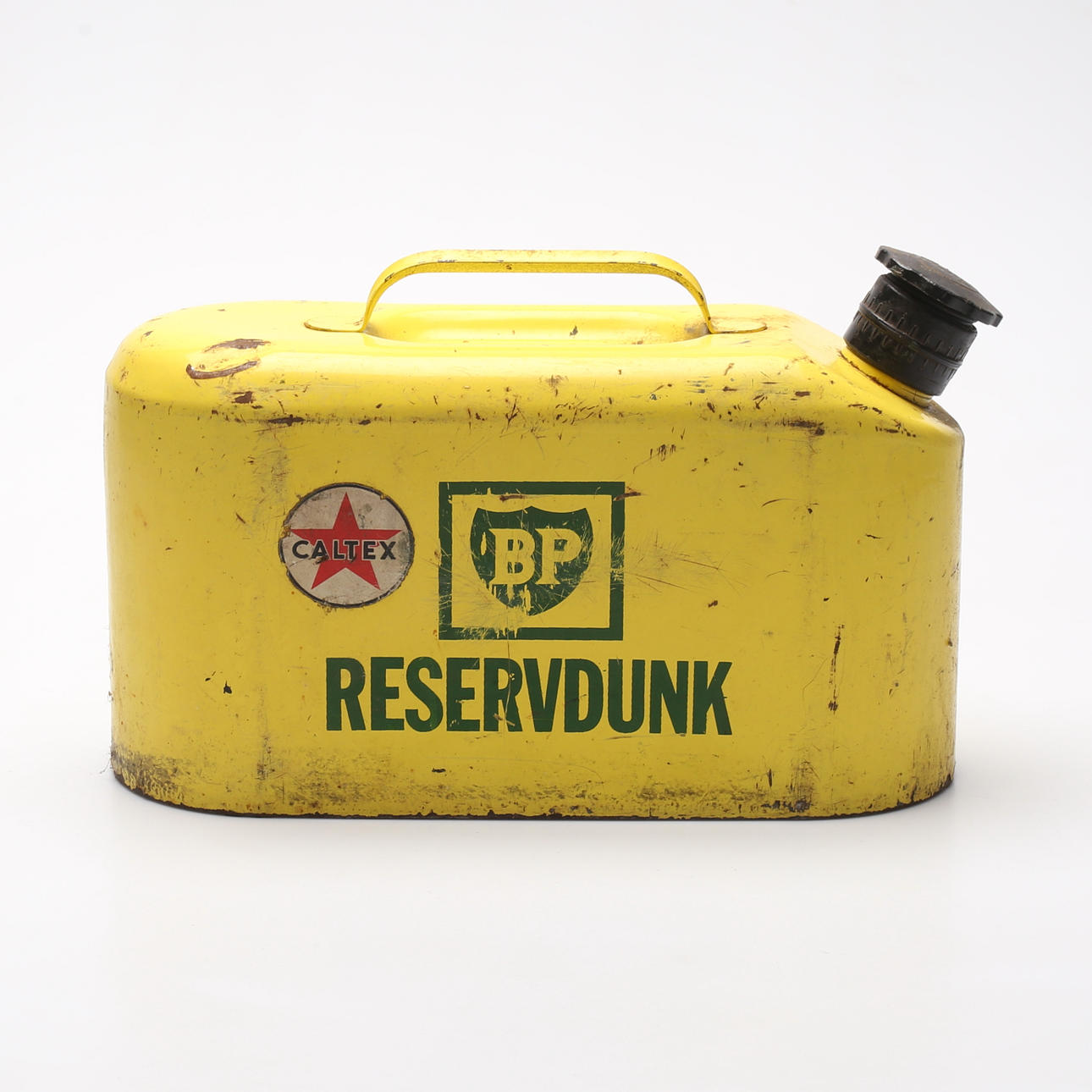 BENSINDUNK, plåt, BP, 1900-tal.