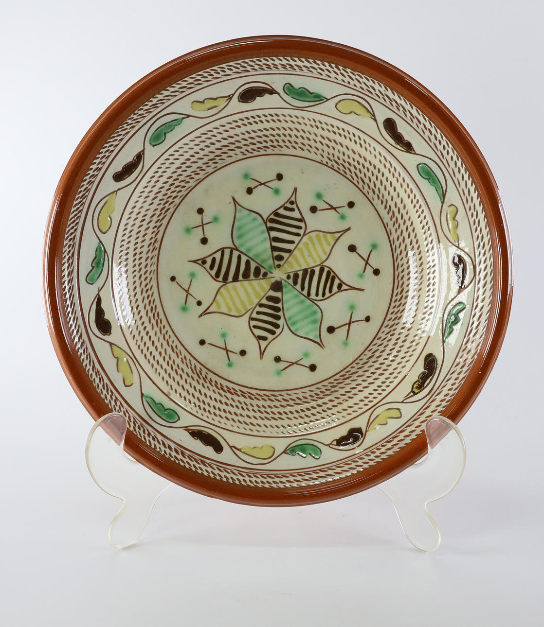 LARS HALLSTAN. Keramikfat, Järvsö, Hälsingland.