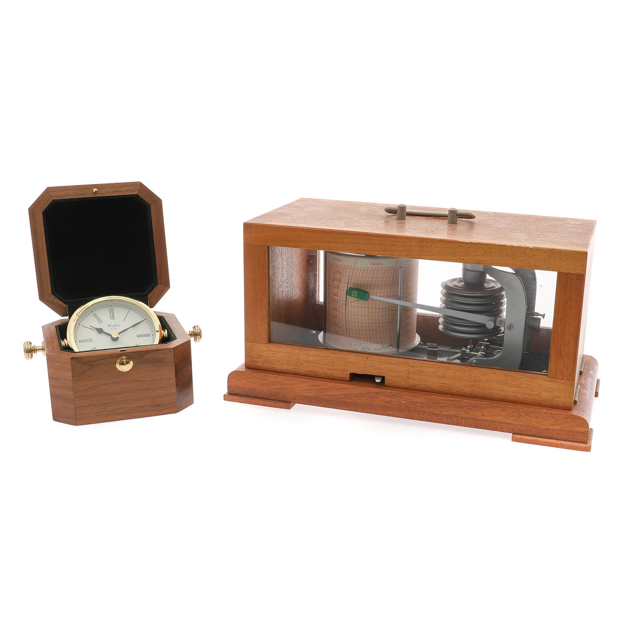 A VEB FEINGER'A'TEBAU 9362 DREBACH/ERZG DDR BAROGRAPH.