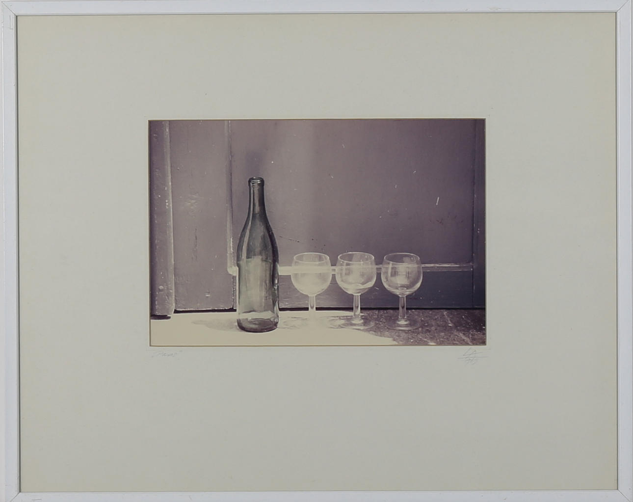 WOLFGANG LANG. "Paros" Fotografi. Monogramsignerad WLA, daterad 1985.