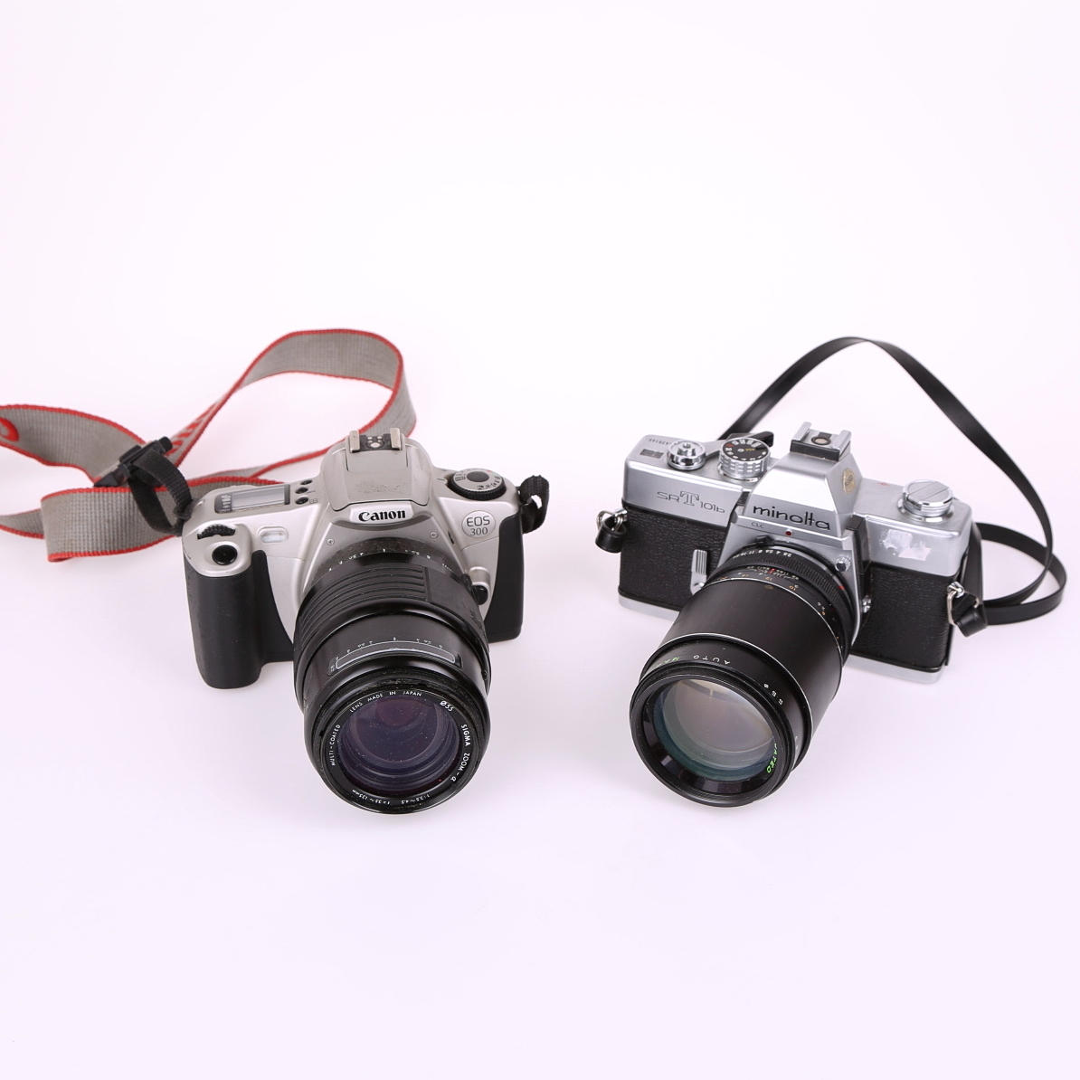 KAMERA 2 st Minolta SR T101b, Canon EOS 300.