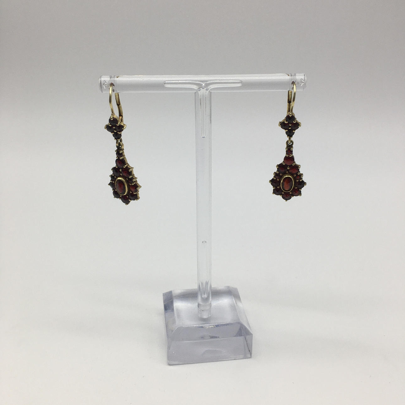 GRENADE EARRINGS - 585 GOLD - APPROX. 5.4G.