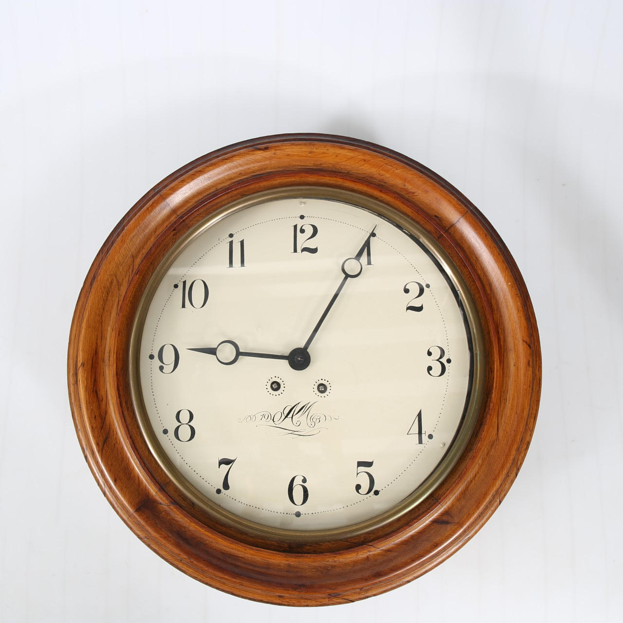 WANDUHR, Zifferblatt gemarkt 1963.