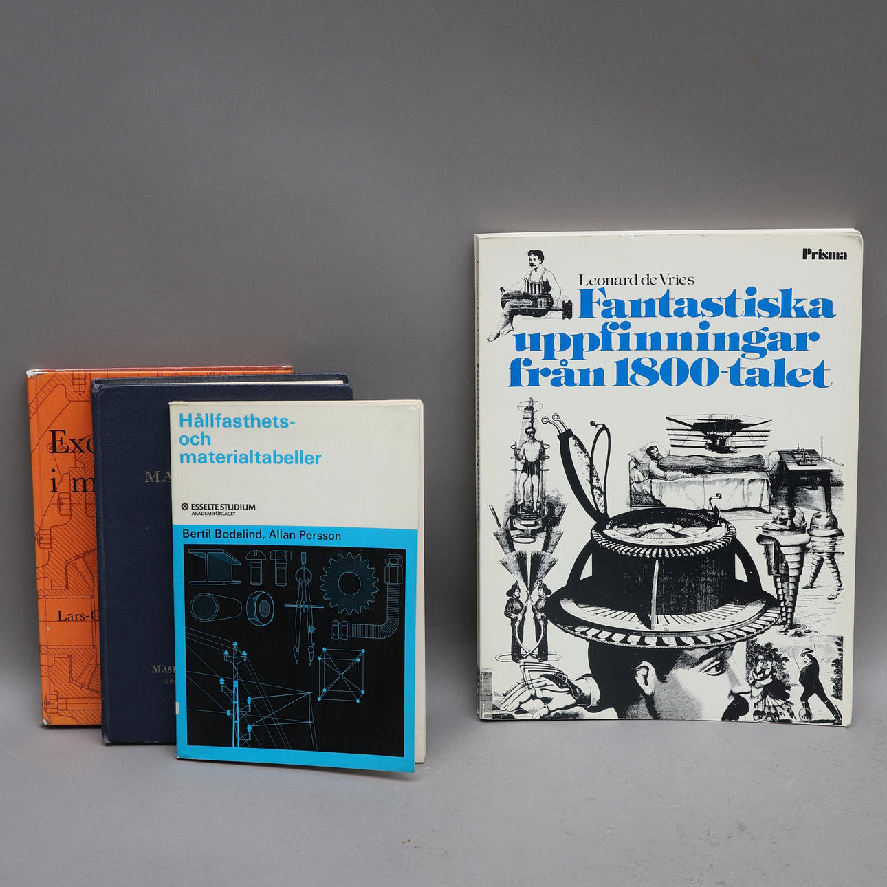 BÖCKER, 4 st, bl.a. Materiallära.