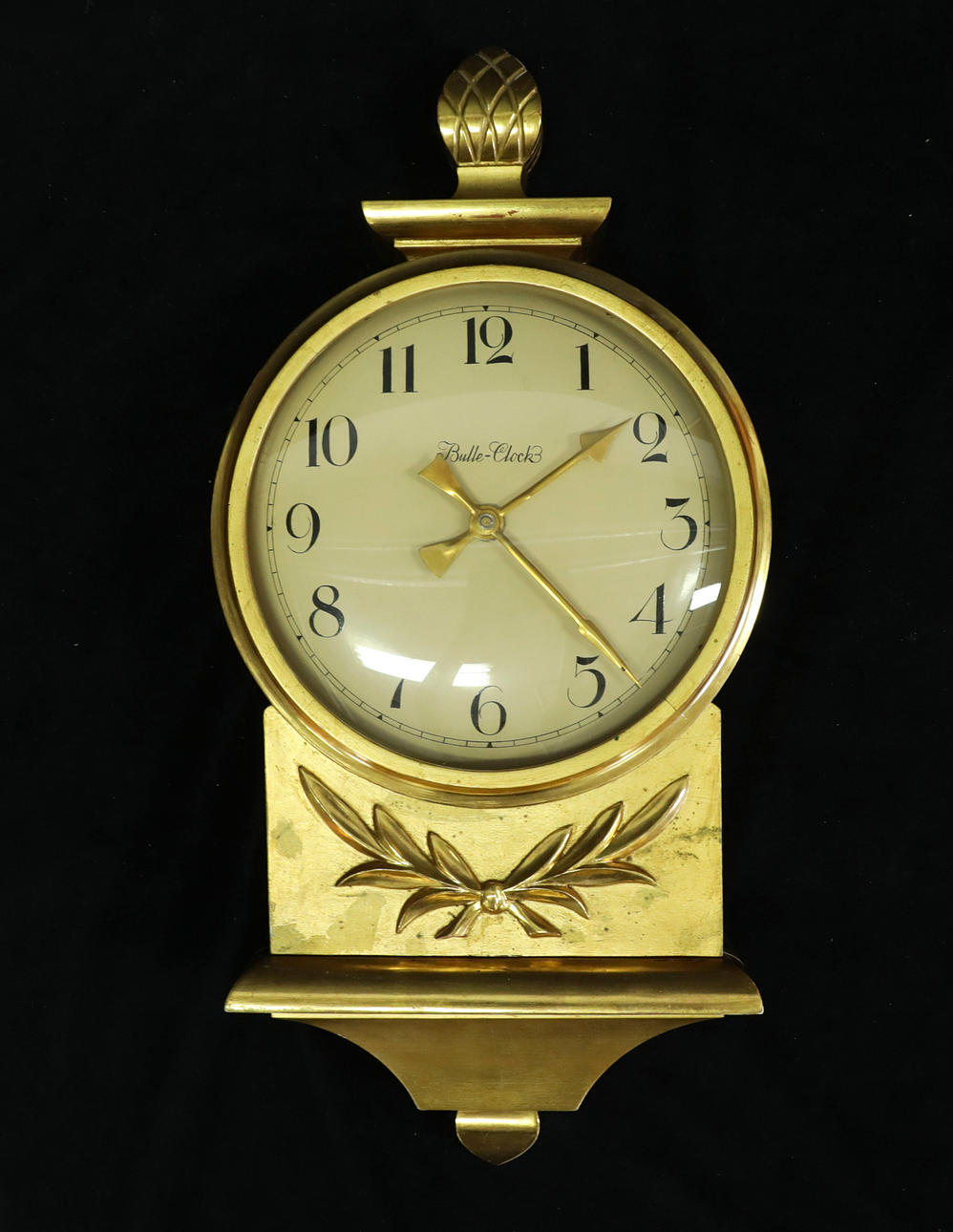 WALL CLOCK, "Bulle-Clock", Empire style, 20th century.