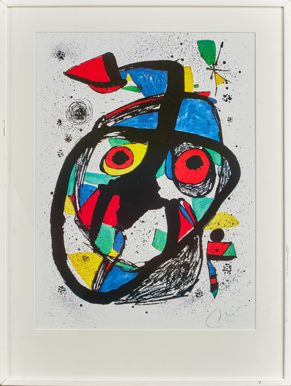 JOAN MIRÓ, EFTER. Juliste, serigrafia.