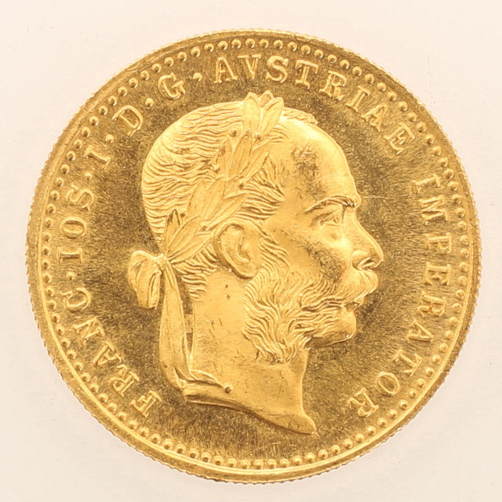 GULDMYNT, 1 dukat, Österrike-Ungern 1915.