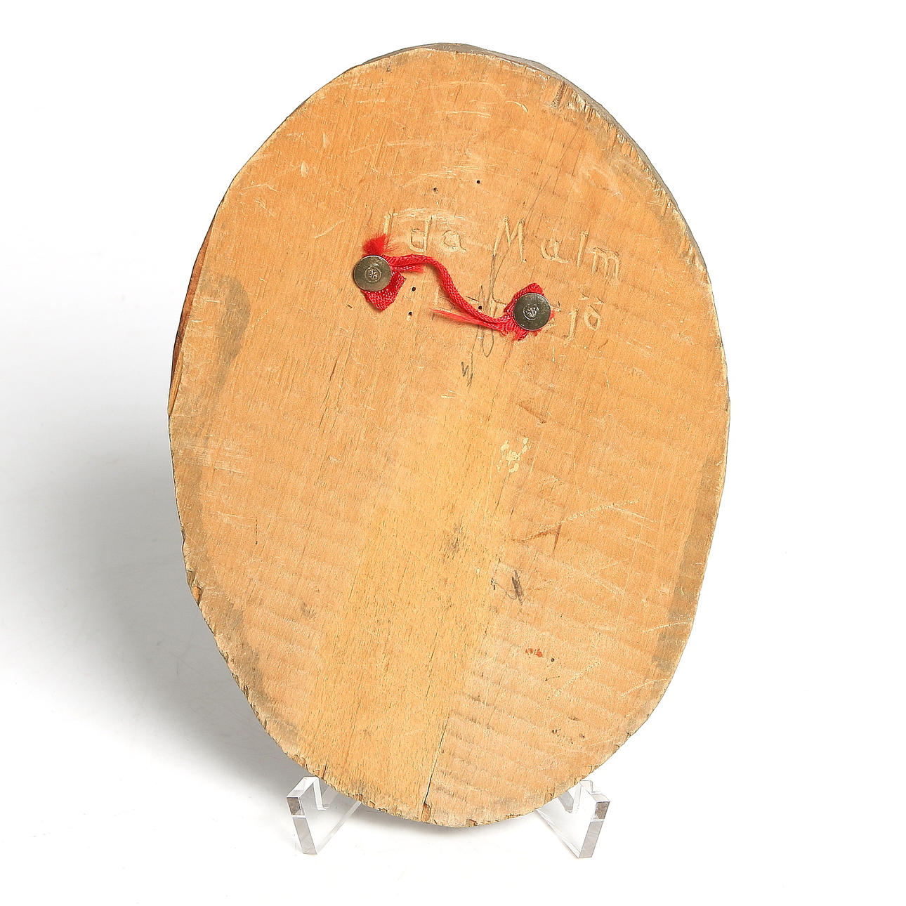 IDA MALM Tr relief Signeerattu Bergsj 1900 luvun Puoliv li Taide 