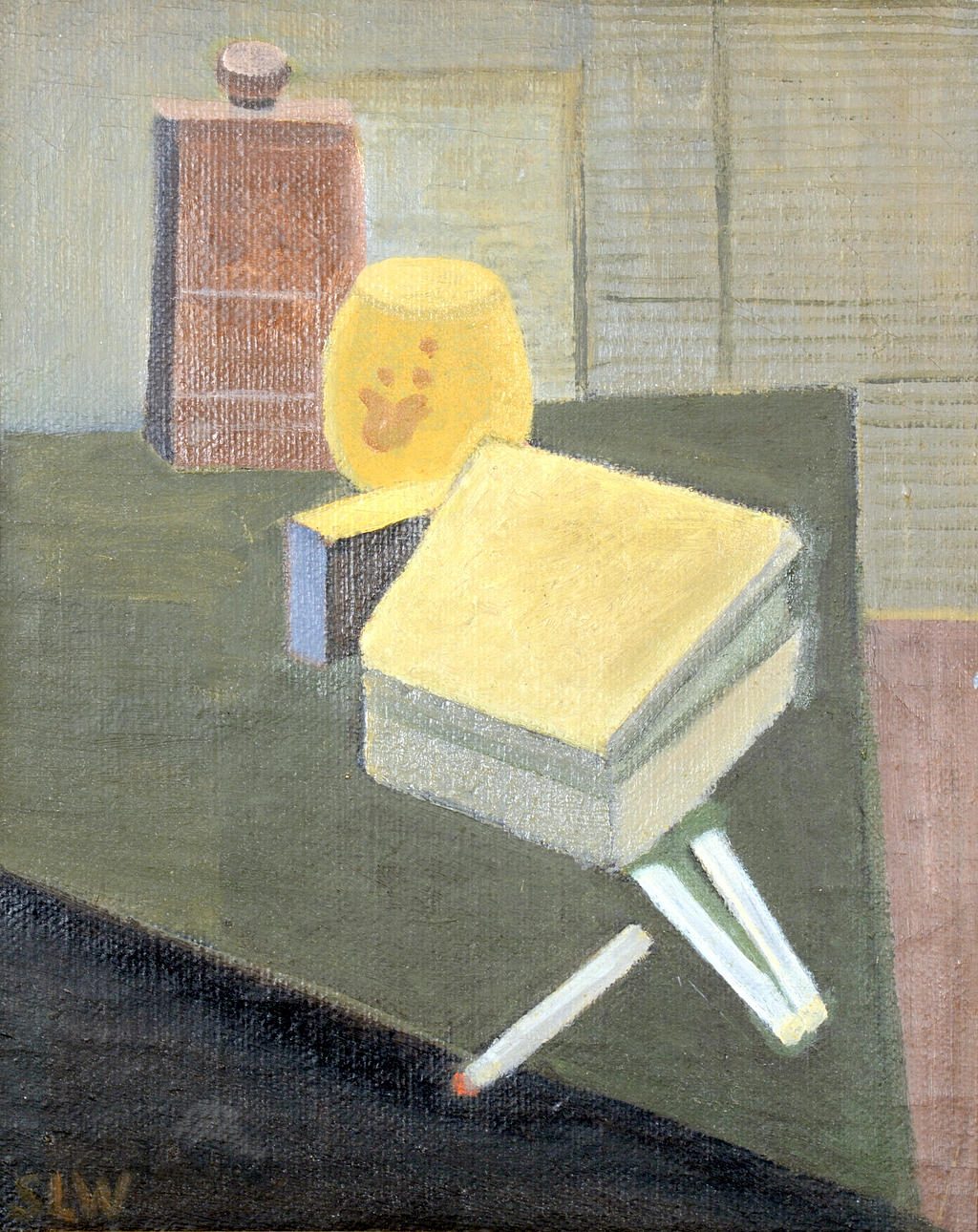 SOPHIE LOUISE WACHTMEISTER. Olja på pannå.