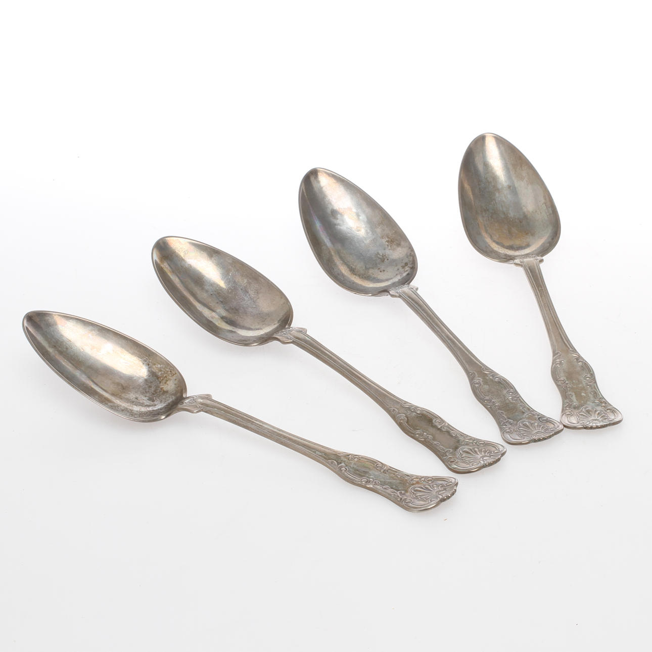 SKEDAR, 4 st, silver, Anders Wessman, Kristandstad, 1850.