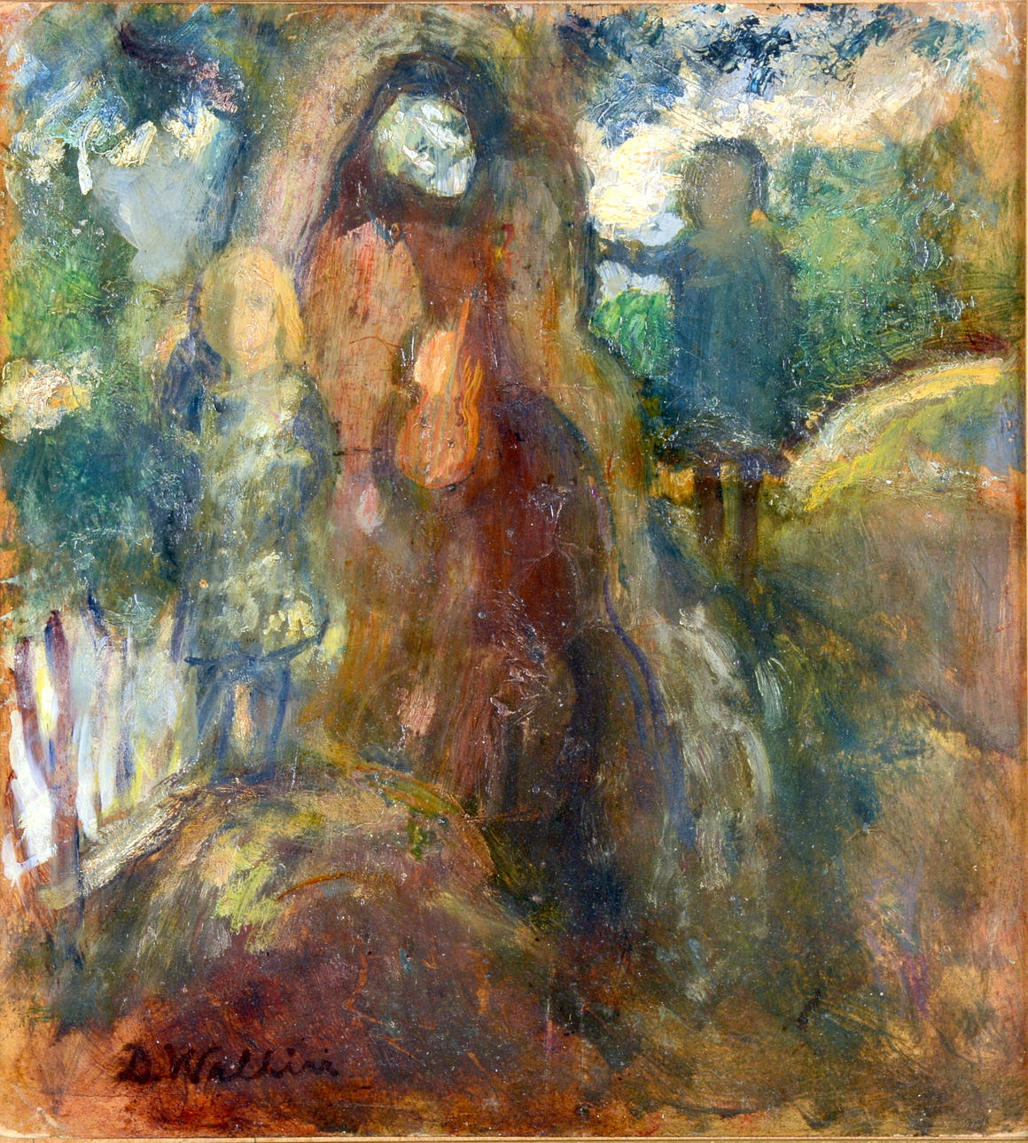 DAVID WALLIN. Olja på pannå.