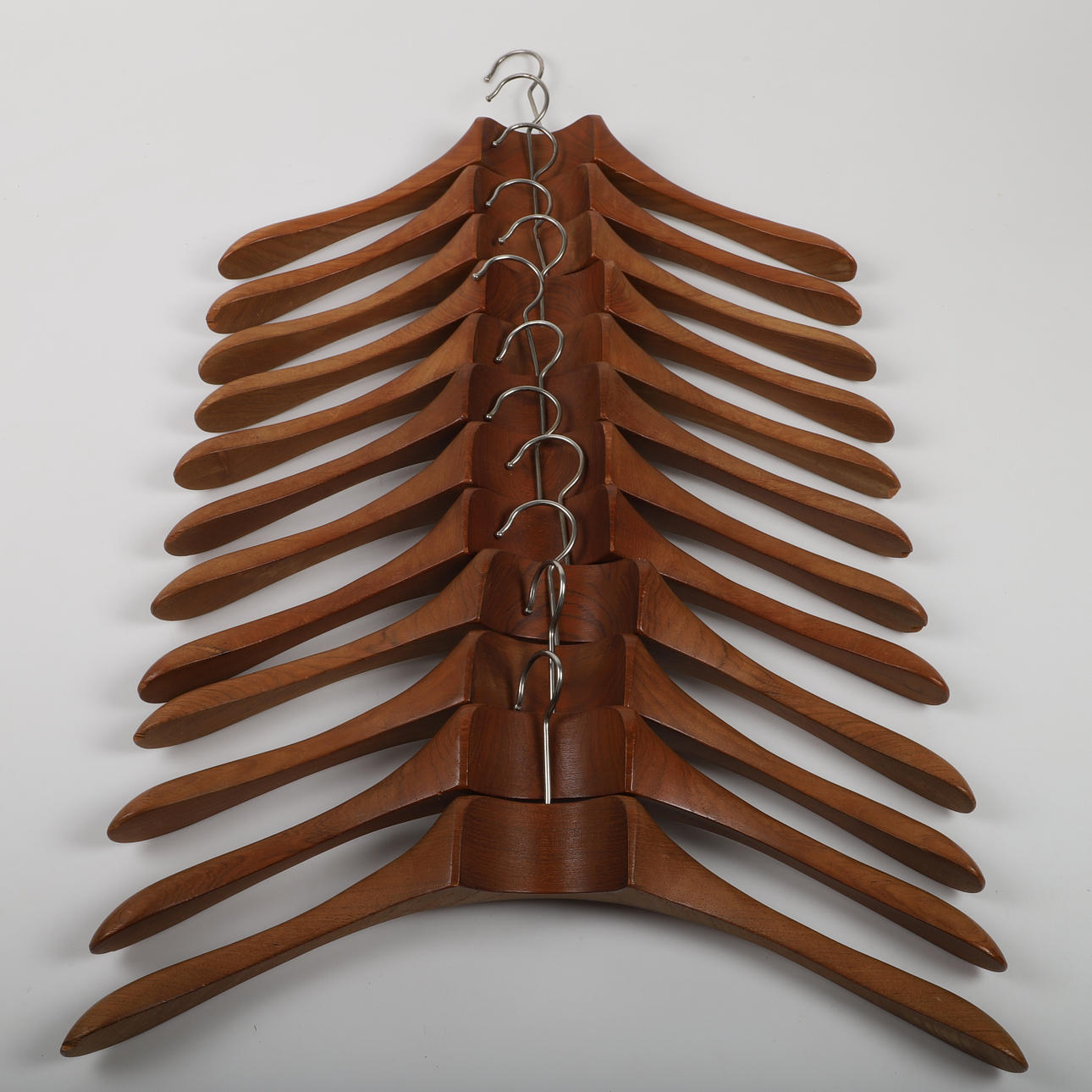 GALGAR, 12 stycken, teak/metall.