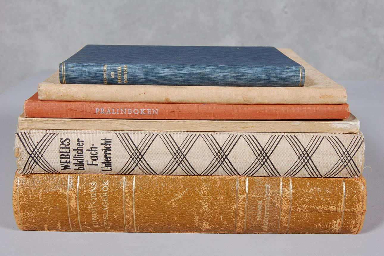 KONDITORBÖCKER, 5 delar.