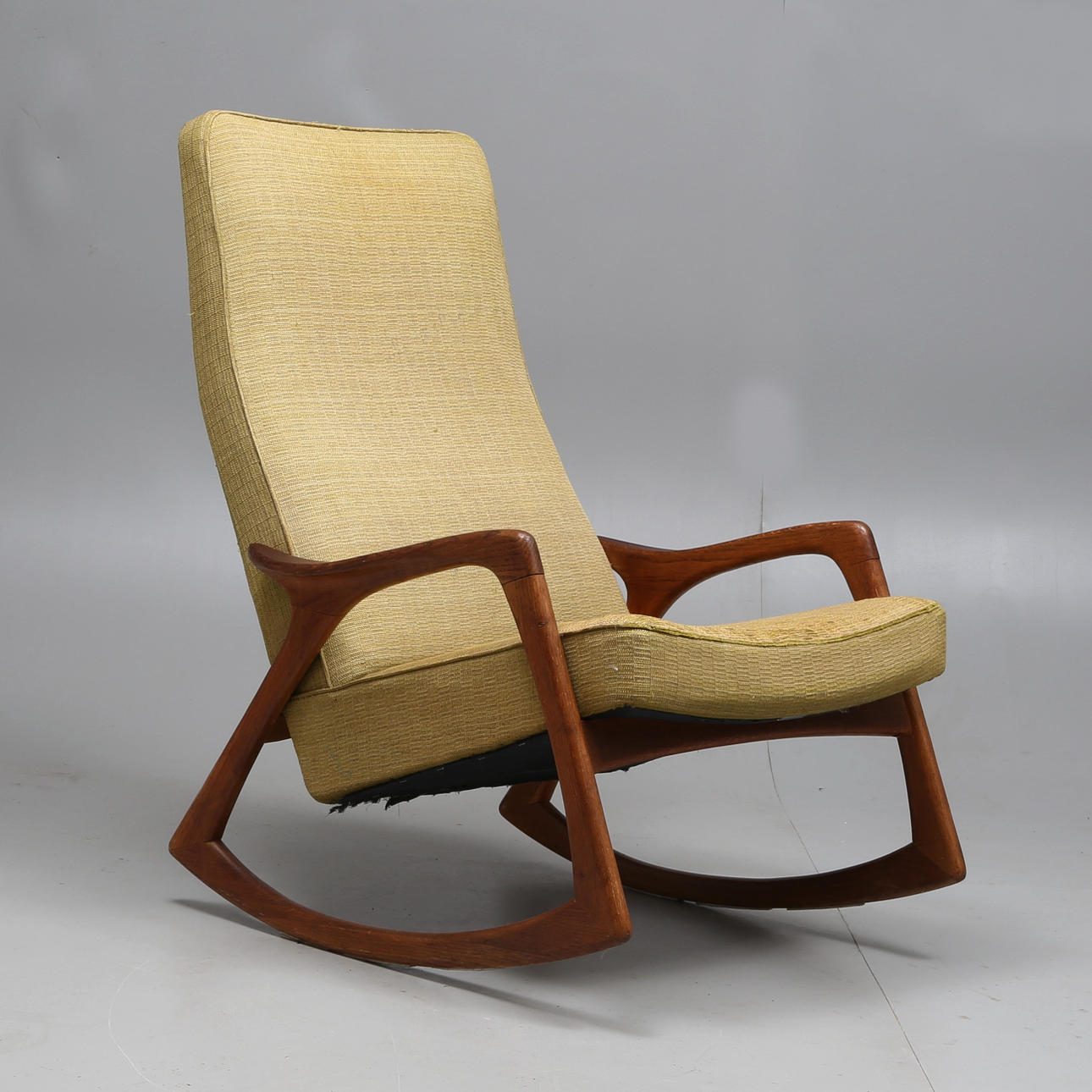 INGE ANDERSSON. teak, rocking chair, model Vide, Bröderna Andersson ...