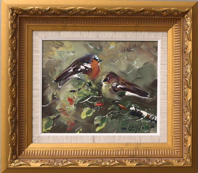 G. ADEN. Olja på duk, signerad.