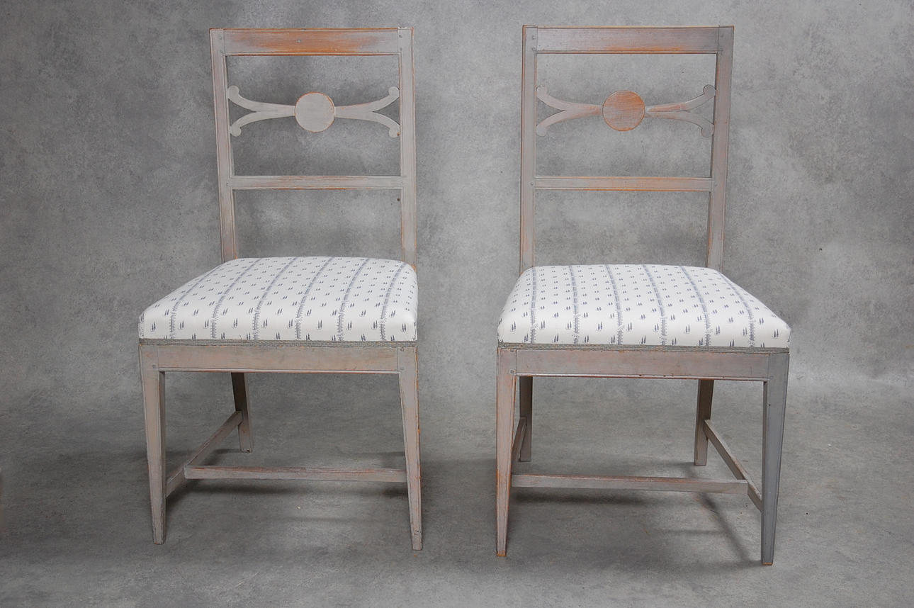 STOLAR, 1 par, sengustavianska, 1800-talets först hälft.