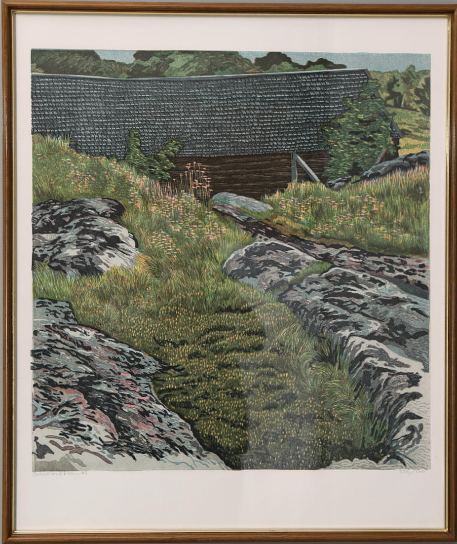 SVEN OLOV EHREN. Färglitografi, signerad och daterad 85, numrerad 298/360.