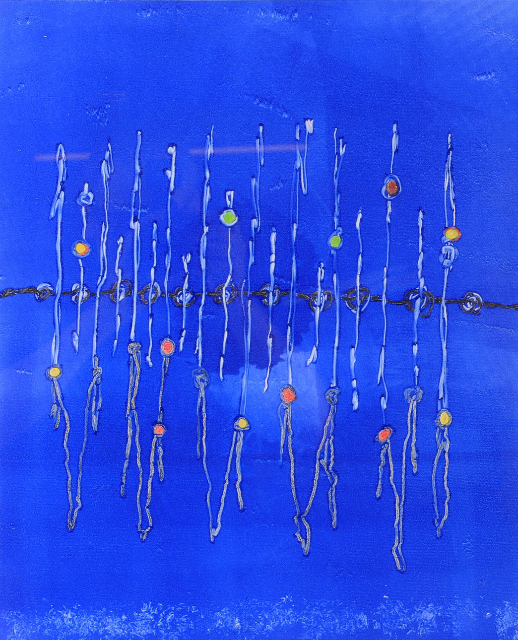 PETER NORDSTRÖM. Komposition, grafiskt blad, signerad.