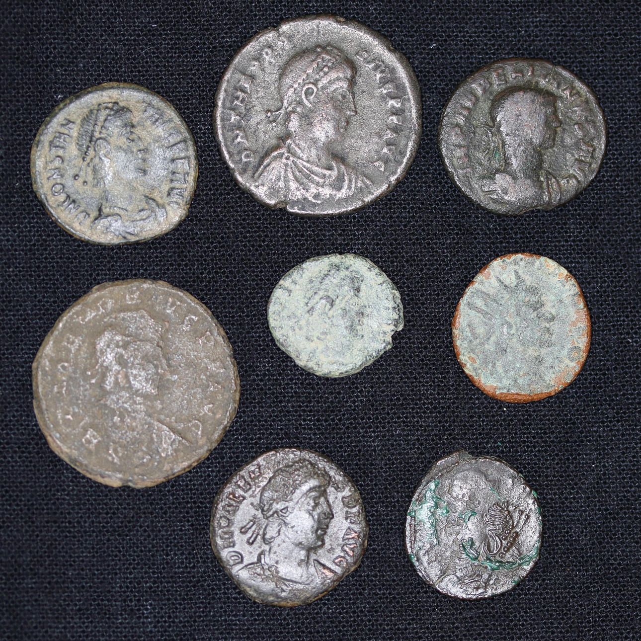 ROMERSKA BRONSMYNT, samling, 37 st.